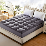 Mattress Toppers: 5CM Bedding Luxury Pillowtop Mattress Topper Mat Pad Antibacterial and dust mite-resistant King:183*203cm