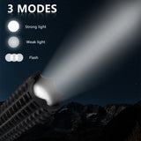 90000LM Baseball Bat LED Flashlights Waterproof Powerful Aluminium for Emergency