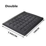 Mattress Toppers: 5CM Bedding Luxury Pillowtop Mattress Topper Mat Pad Antibacterial and dust mite-resistant Double:138*188cm