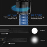 Camping Lights & Lanterns: Baseball LED Flashlight Rechargeable Zoom Police Security Torch Baton Lamp Light