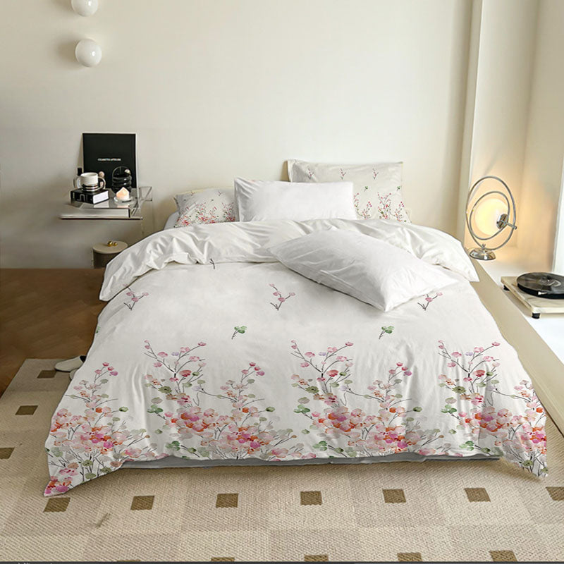 Mattress Toppers: Home Textile Four Piece Set Three Piece Set Bedding Flower Series Single size