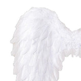 Christmas Clothing: Angel Wings Fairy Wings with Elastic Straps Adults White