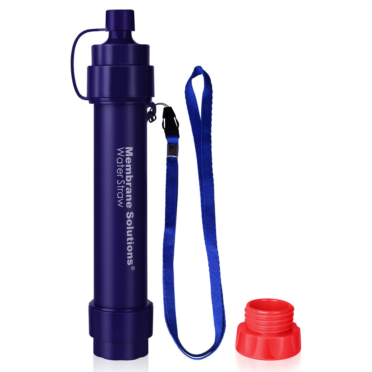 Camp Safety Equipment: Personal Water Filter Straw 5000L Outdoor Survival Water Purification Straw0.1Î¼m