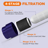 Camp Safety Equipment: Personal Water Filter Straw 5000L Outdoor Survival Water Purification Straw0.1Î¼m