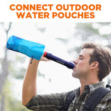 Camp Safety Equipment: Personal Water Filter Straw 5000L Outdoor Survival Water Purification Straw0.1Î¼m