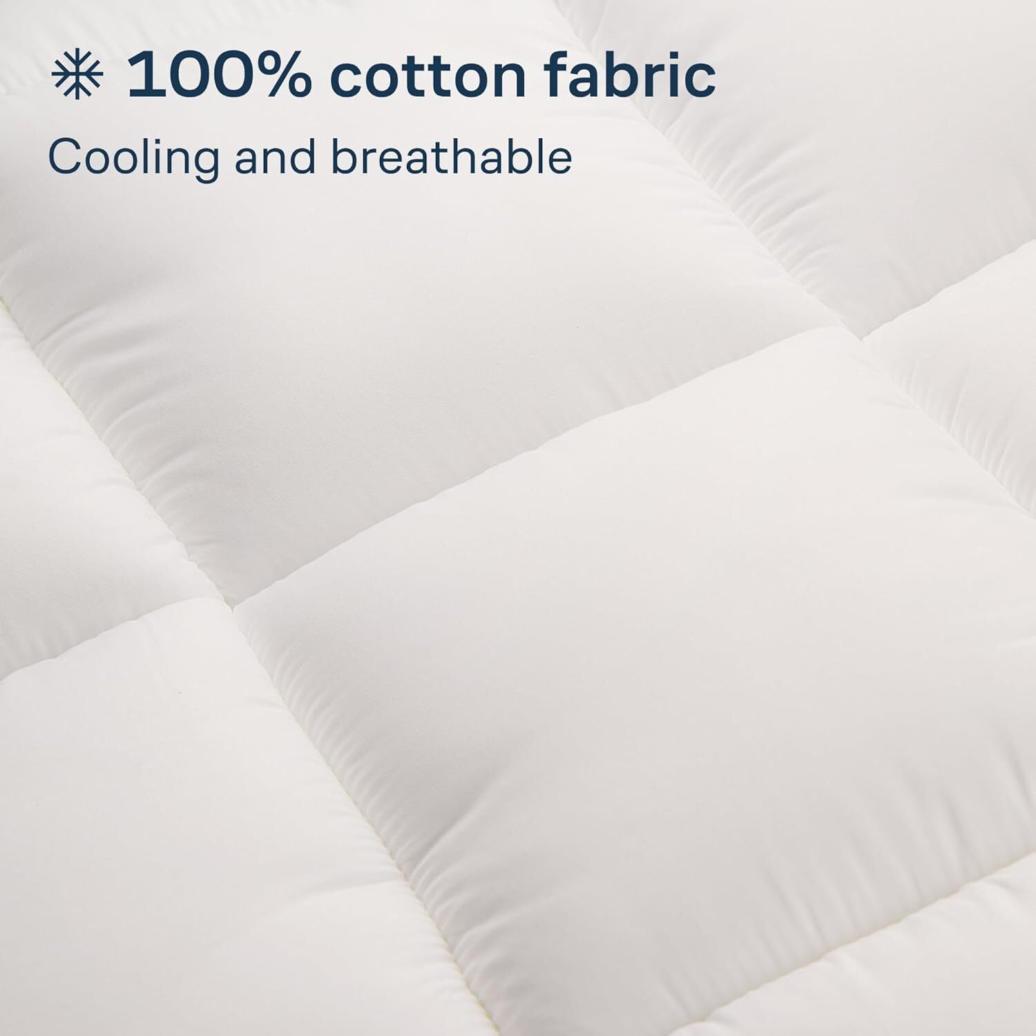 Mattress Toppers: Luxury Mattress Topper Pillowtop Bedding Mat Pad Fitted Cover Underlay DOULBE