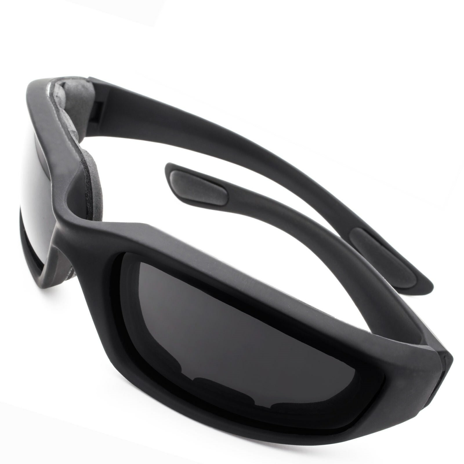 Bicycle Parts: 3pcs Chopper Foam Padded Motorcycle Riding Glasses Sunglasses Windproof Goggles