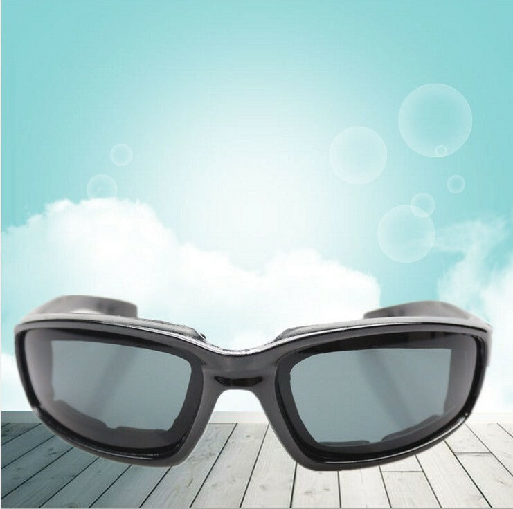 Bicycle Parts: 3pcs Chopper Foam Padded Motorcycle Riding Glasses Sunglasses Windproof Goggles