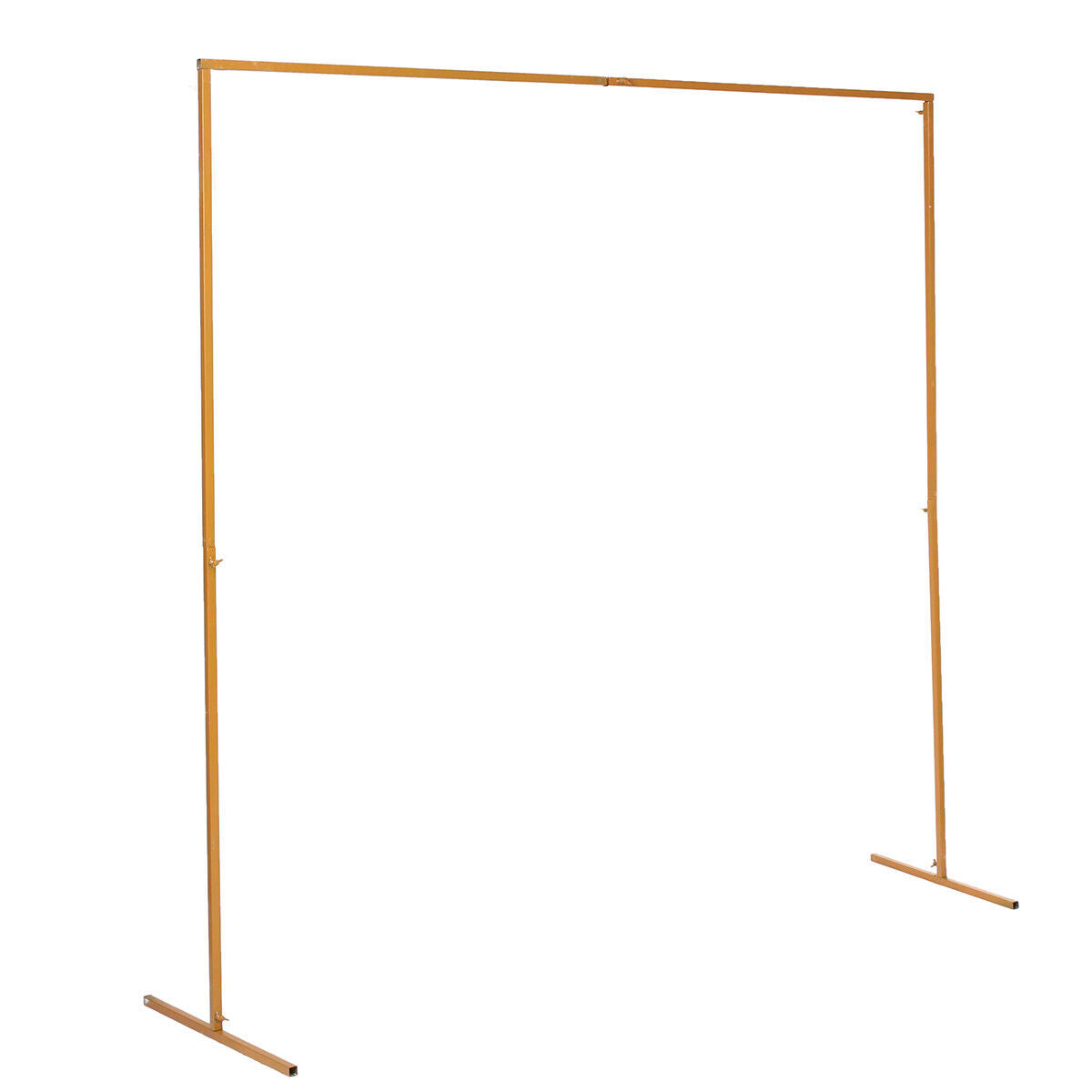 Other Wedding Decorations: Wedding Arch Gold Square Backdrop Flower Display Stand Background 2.2M
