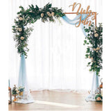 Other Wedding Decorations: Wedding Arch Gold Square Backdrop Flower Display Stand Background 2.2M