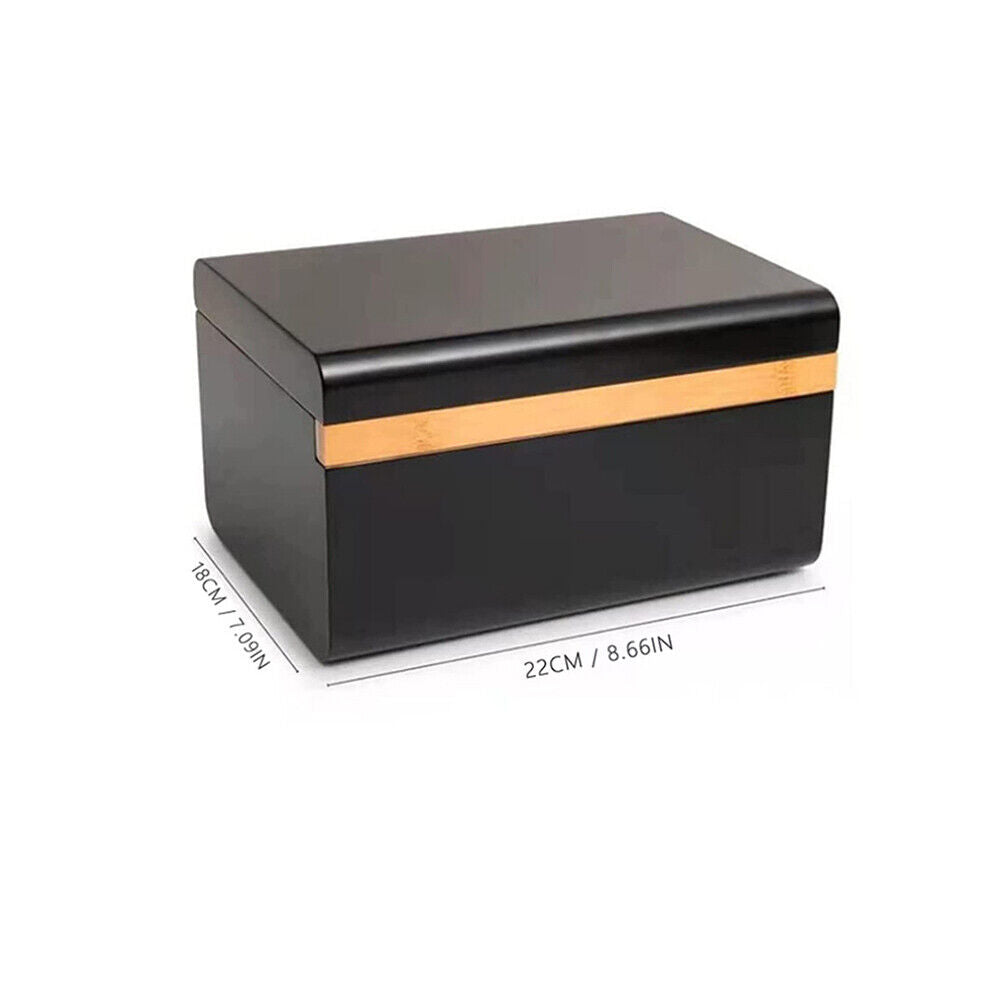 Vases & Table Decor: Wooden Storage Chest With Movable Tray Wood Lockable Stash Box Rolling Tray Gift