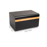 Vases & Table Decor: Wooden Storage Chest With Movable Tray Wood Lockable Stash Box Rolling Tray Gift