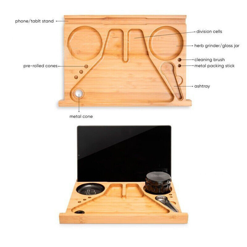 Vases & Table Decor: Wooden Storage Chest With Movable Tray Wood Lockable Stash Box Rolling Tray Gift