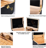 Vases & Table Decor: Wooden Storage Chest With Movable Tray Wood Lockable Stash Box Rolling Tray Gift