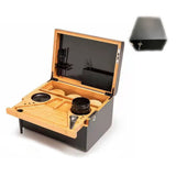 Vases & Table Decor: Wooden Storage Chest With Movable Tray Wood Lockable Stash Box Rolling Tray Gift