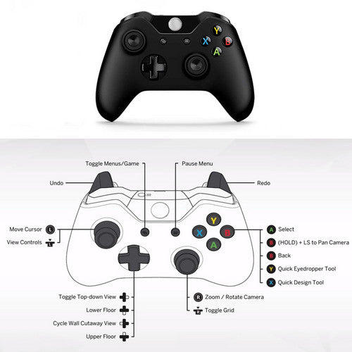 Video Games: Bluetooth Wireless Game Gamepad Game Controller For Microsoft Xbox One Series PC