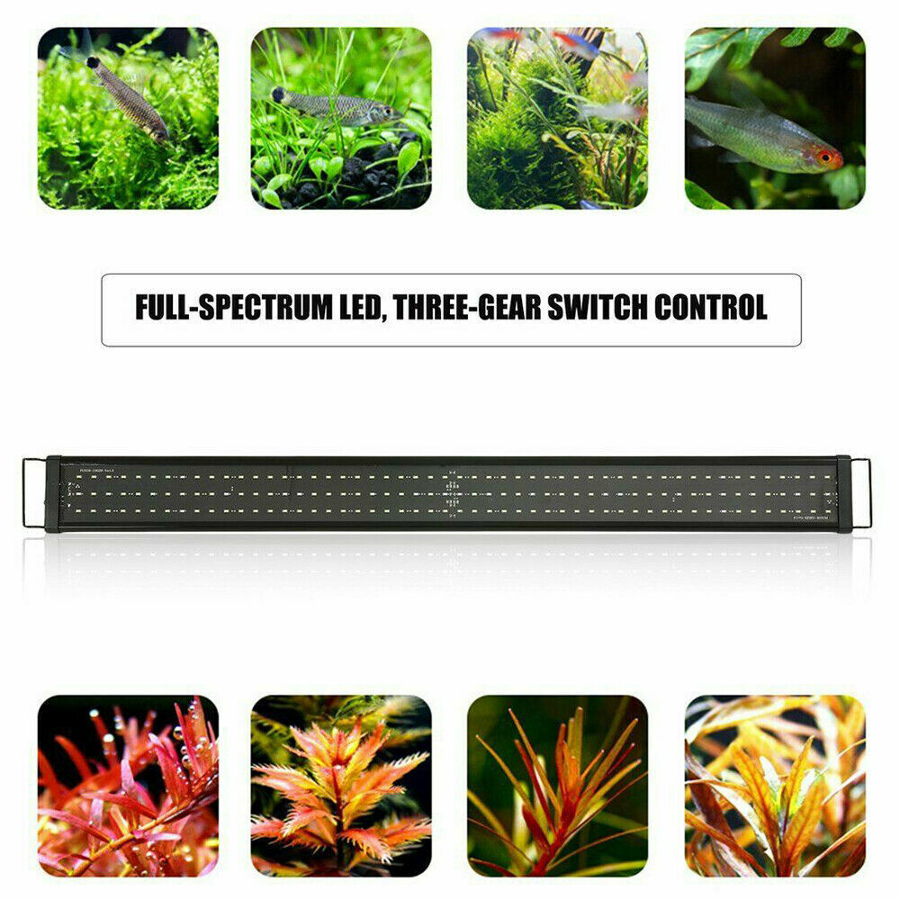 Aquarium Lighting: 40cm Aquarium Light Lighting Full Spectrum Aqua Plant Fish Tank Bar LED Lamp