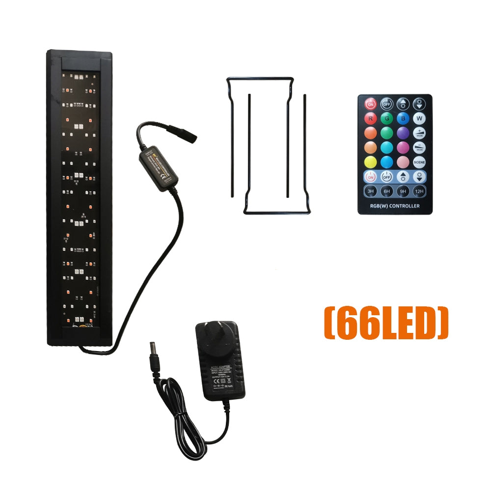 Aquarium Lighting: 66LED Full Spectrum Aquarium LED Light Lighting Aqua Plant Fish Tank Lamp