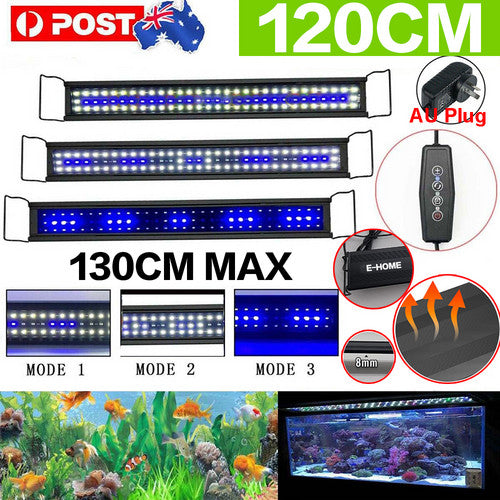 Aquarium Lighting: 120 CM 150W 244LED Aquarium LED Lighting  Marine Aqua Fish Tank Light NEW