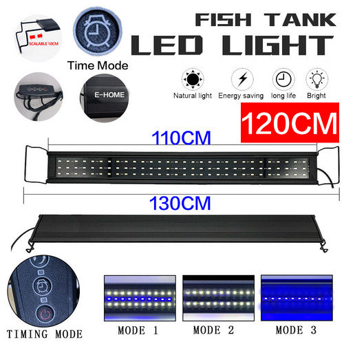 Aquarium Lighting: 120 CM 150W 244LED Aquarium LED Lighting  Marine Aqua Fish Tank Light NEW