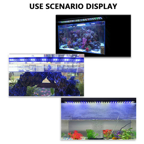 Aquarium Lighting: 120 CM 150W 244LED Aquarium LED Lighting  Marine Aqua Fish Tank Light NEW