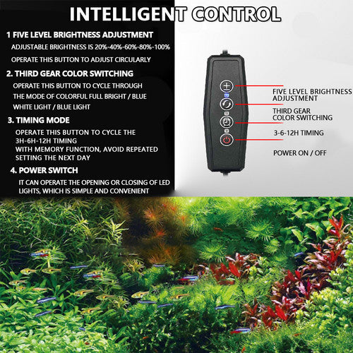 Aquarium Lighting: 120 CM 150W 244LED Aquarium LED Lighting  Marine Aqua Fish Tank Light NEW