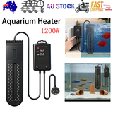 1200W Submersible Aquarium Thermostat LCD Digital Display Aqua Fish Tank Water Heater