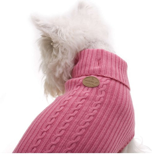 Dog Apparel: Pink Dog Jumper 50cm