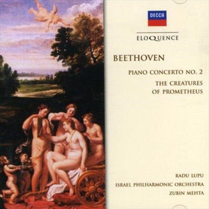 Music CDs: Piano Cto No 2 Creatures - Beethoven, Ludwig Van Cd Album