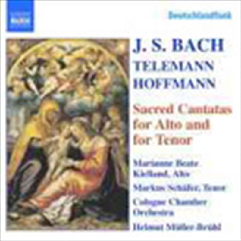 Music CDs: Bach Sacred Cantats For Alto A - Hoffmann, Telemann Cd Album