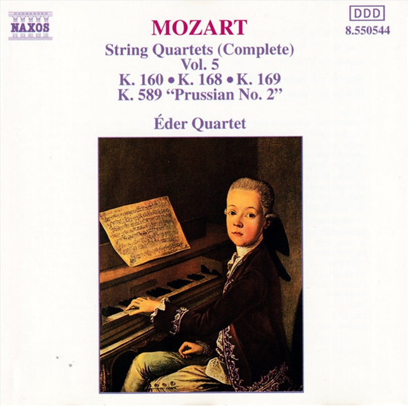 Music CDs: Mozart: Stg Qrt Vol5 - Eder Qrt Cd Album