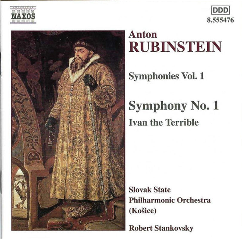 Music CDs: Rubenstein: Sym No1 - Stankovsky, Robert: Slovak Radio Sy Cd Album