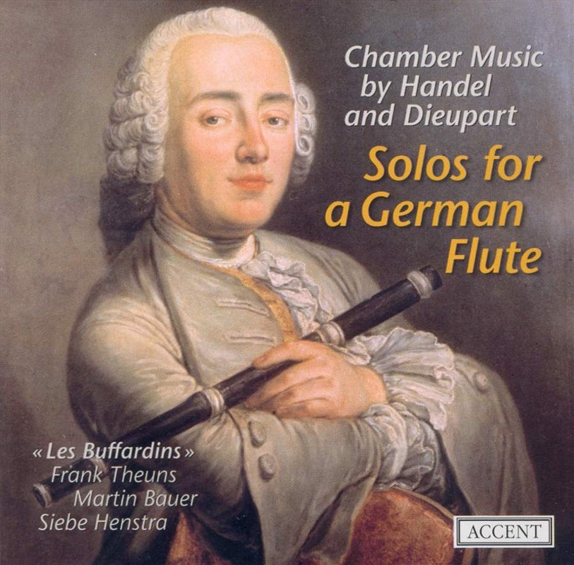 Music CDs: Solos For A German Flute - Frank Theuns (Traverse Flute), Les Cd Album