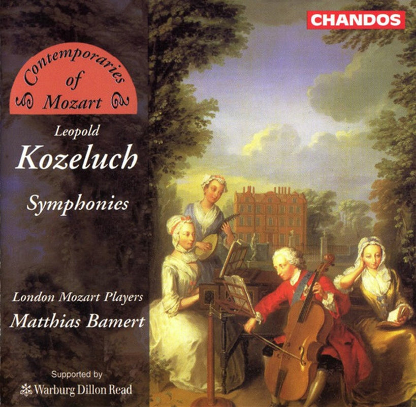 Music CDs: Kozeluch:Symphonies - Bamert: London Mozart Players Cd Album