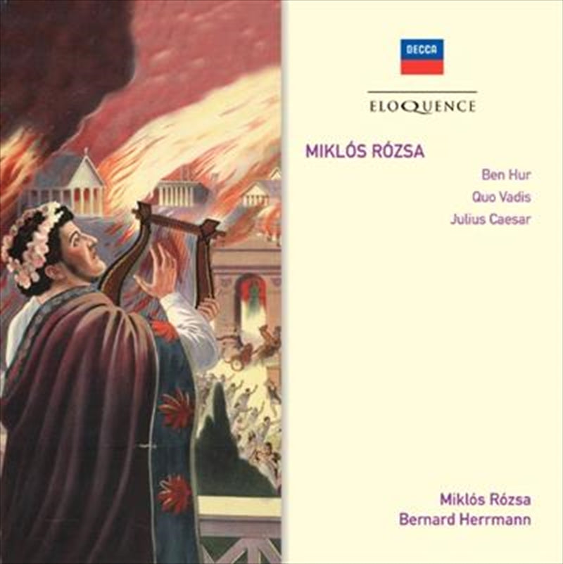 Music CDs: Rozsa: Ben Hur; Julius Caesar - Rozsa, Miklos Cd Album