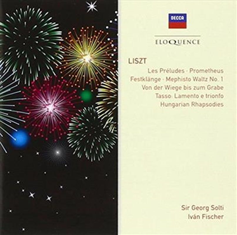 Music CDs: Liszt: Tone Poems Hungarian Rh - Solti, Sir Georg: Ivan Fischer Cd Album