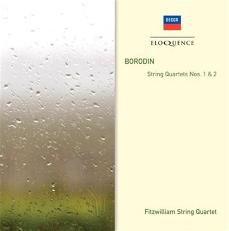 Music CDs: Borodin: String Quartets N1-2 - Fitzwilliam Quartet Cd Album