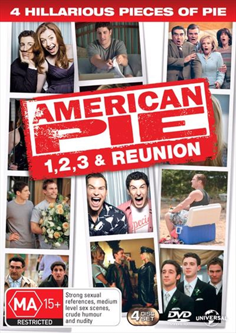Drama DVDs & Blu-rays: American Pie Quadrilogy - American Pie / American Pie 2 / American Pie - The Wedding / American Pie DVD