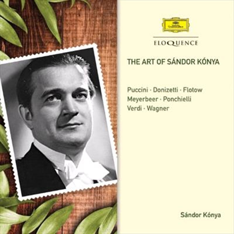 Music CDs: Art Of Sandor Konya - Konya, Sandor Cd Album