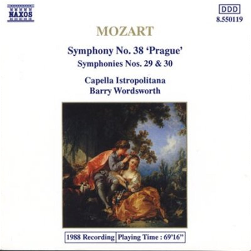 Music CDs: Mozart Symphonies 29 30 3 - Worsworth/Capella Istropolit Cd Album
