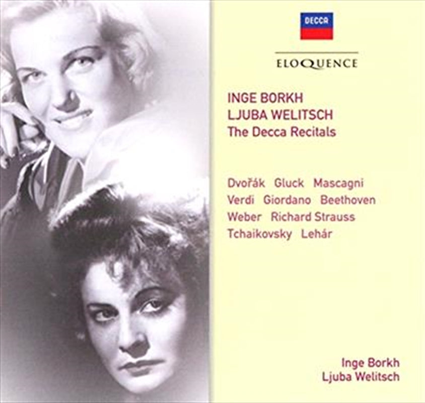 Music CDs: Inge Borkh: Ljuba Welitsch: De - Borkh, Inge And Ljuba Welitsch Cd Album