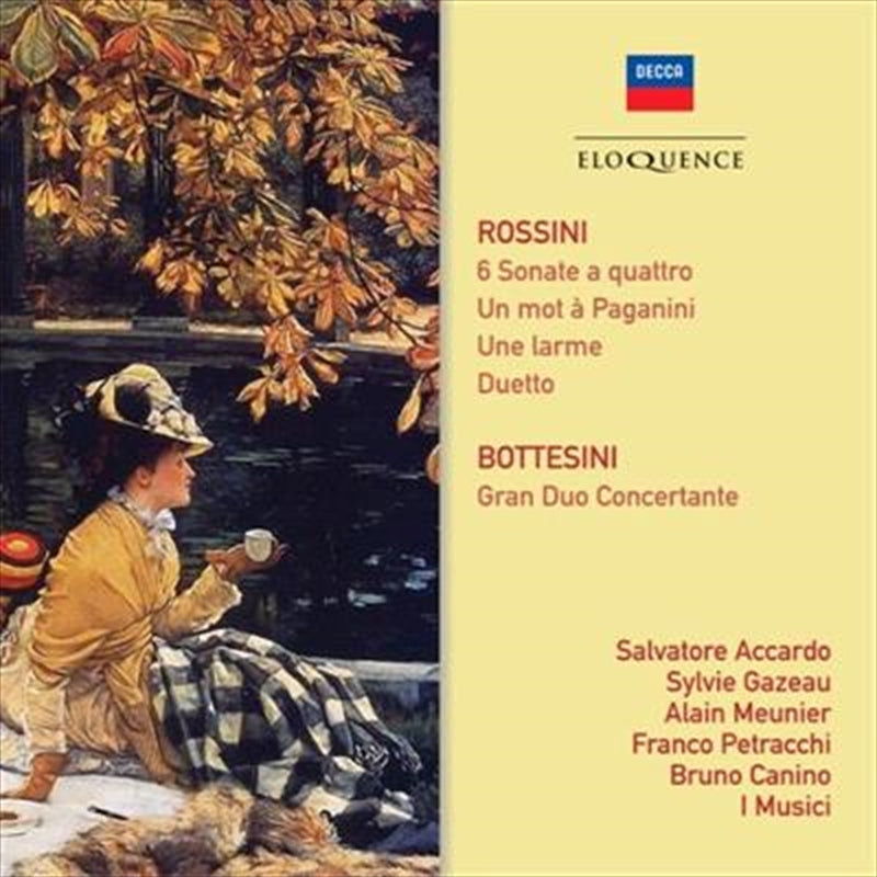Music CDs: Rossini: Sonate A Quattro - Accardo, Salvatore: I Musici Bottes Cd Album