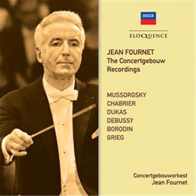 Music CDs: Jean Fournet: Concertgebouw Re - Fournet, Jean: Concertgebouw Orches Cd Album