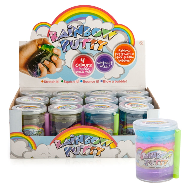 Costumes & Accessories: Rainbow Putty - Stress and Squish Toy