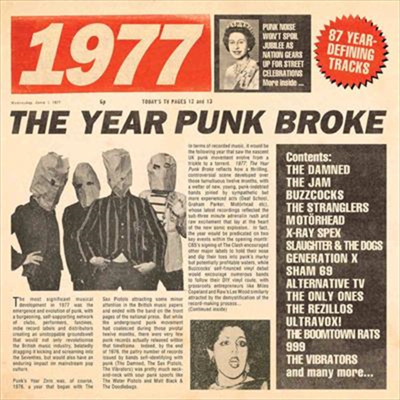 Music CDs: 1977: Year Punk Broke: Boxset - Various Cd Album