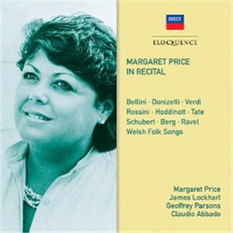 Music CDs: Margaret Price In Recital - Price, Margaret Cd Album