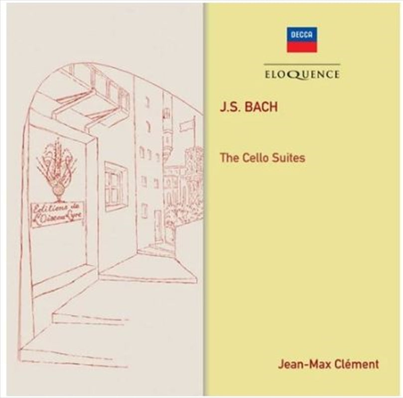 Music CDs: Bach: Cello Suites - Clement, Max Cd Album