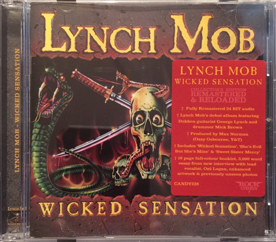 Music CDs: Wicked Sensation: Remastered - Lynch Mob Cd Album