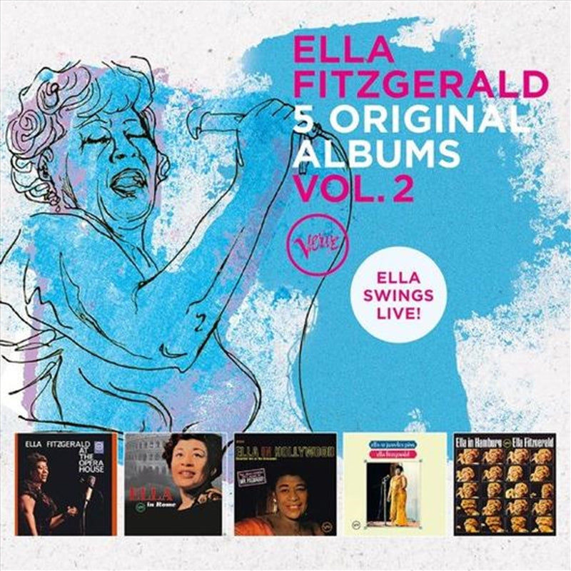 Music CDs: 5 Original Albums Vol 2: Ella - Fitzgerald, Ella Cd Album