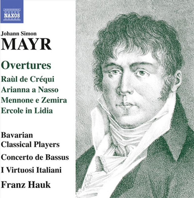 Music CDs: Johann Simon Mayr: Overtures - Mayr: Bavarian Classical Players Cd Album